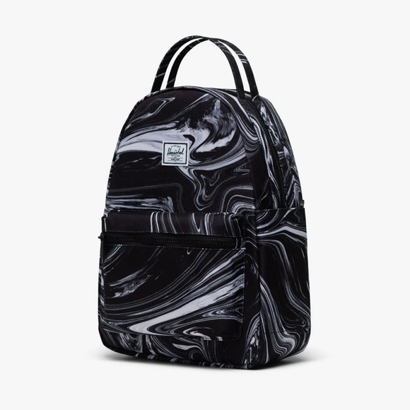 Herschel Nova Small Backpack | Paint Pour Black | School Bag - Picture 3 of 10